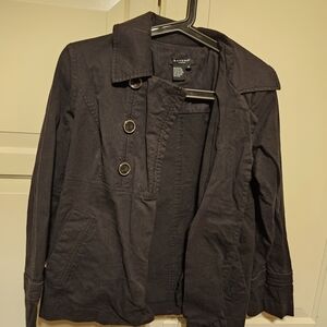 Sandro Black Trench Coat